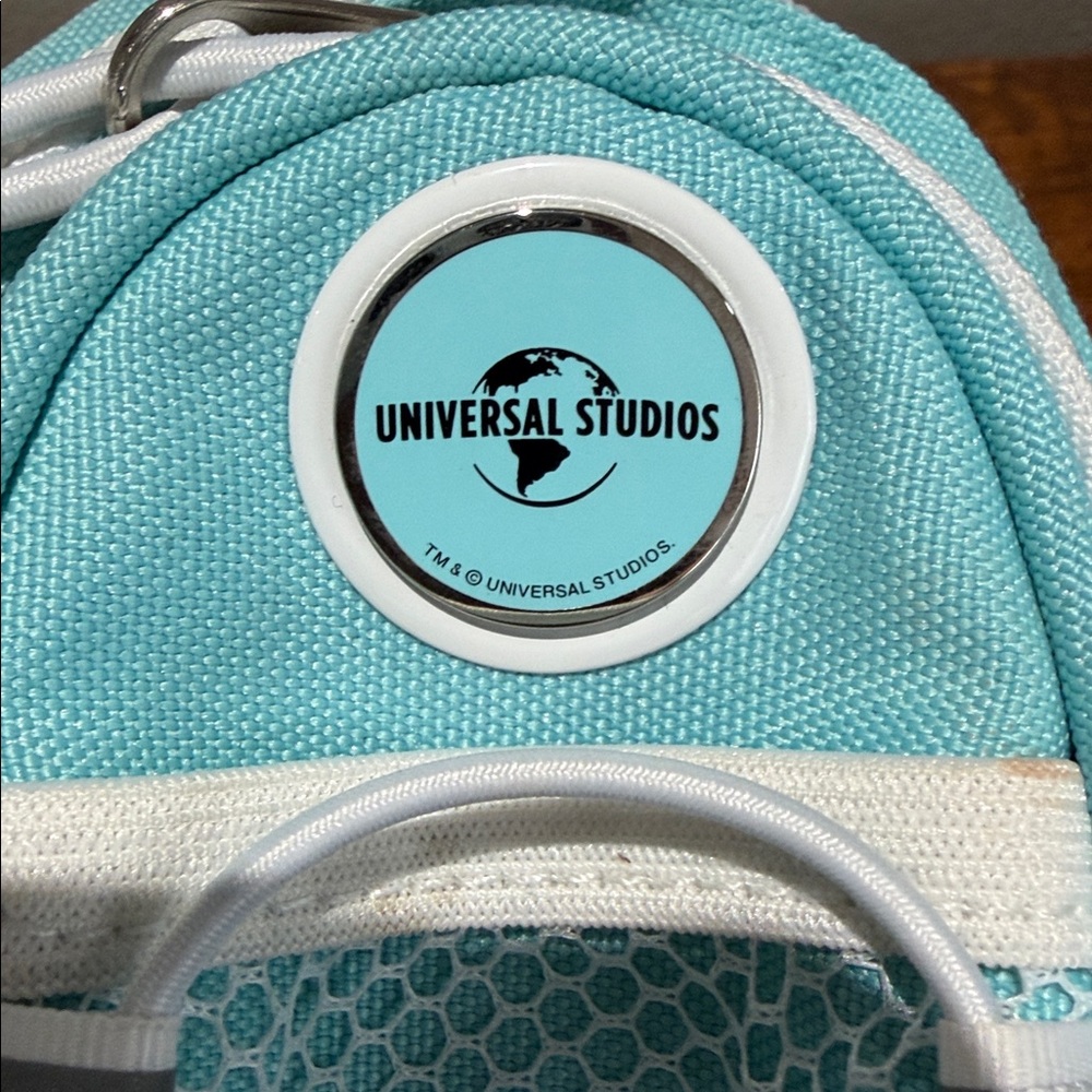 Mini Universal Studios Teal Backpack With White A… - image 2
